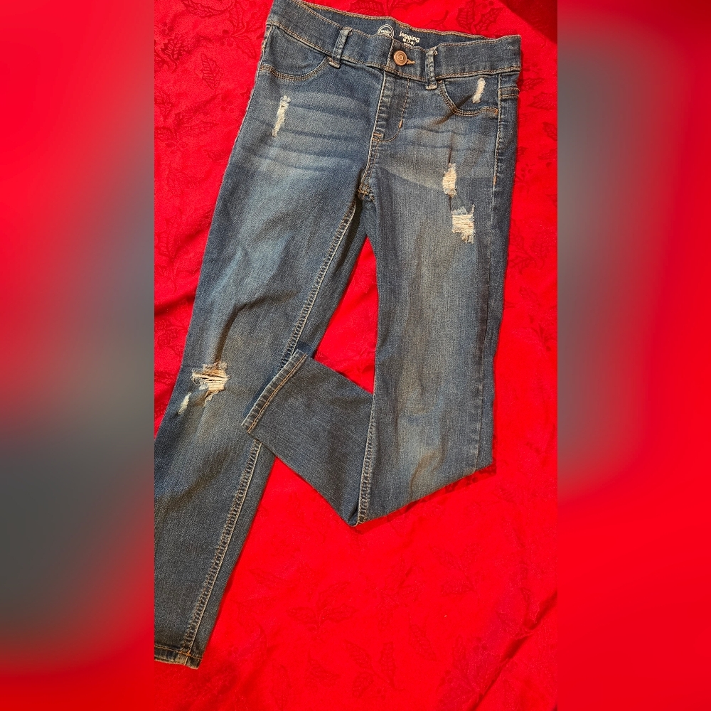 Wonder Nation Kids Distressed Blue Jeans